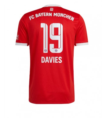 Bayern Munich Alphonso Davies #19 Hjemmedrakt 2022-23 Kortermet